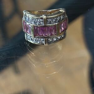 Sterling gold tone 925 ring